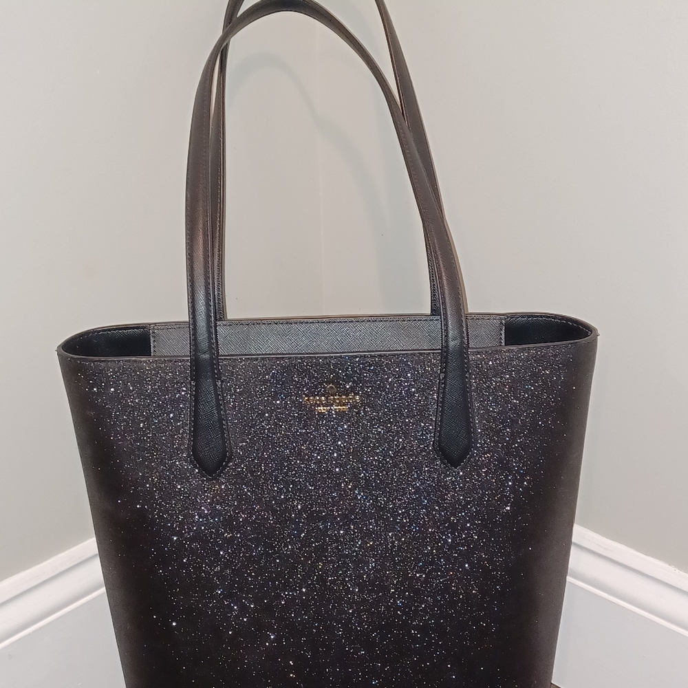 Kate Spade Sparkling Black Tote
